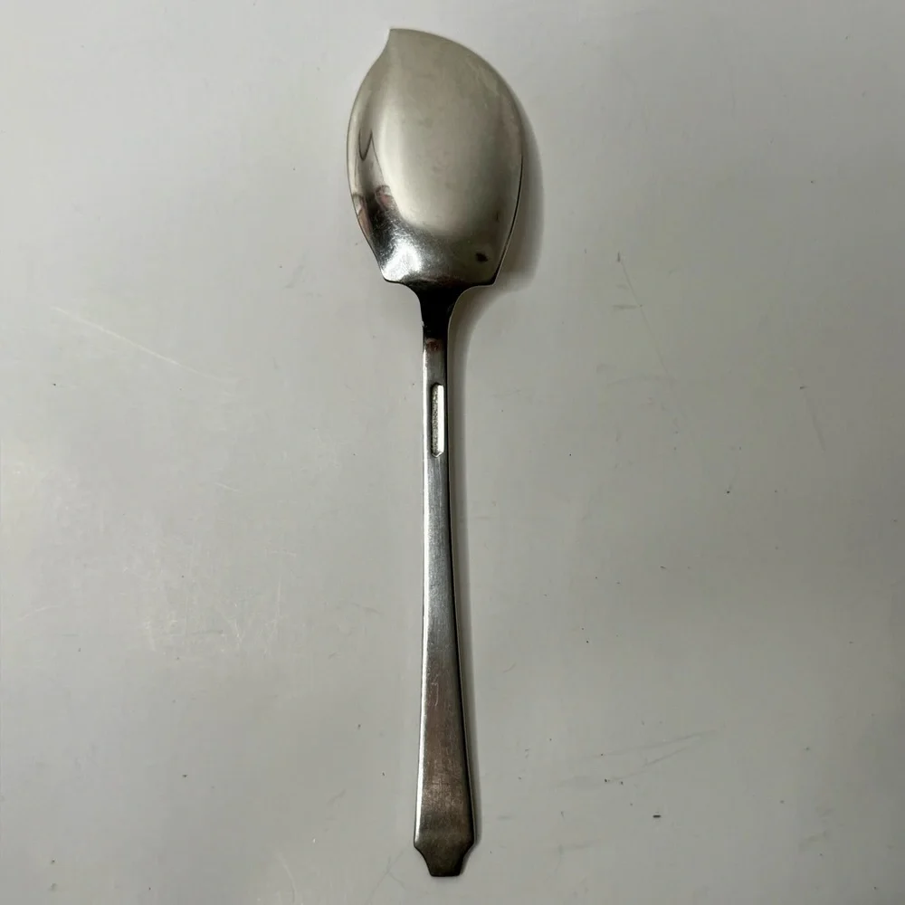 Vintage 1847 Rogers Bros Ancestral Silverplate JELLY SERVER 7” Rare 1‎ Spoon